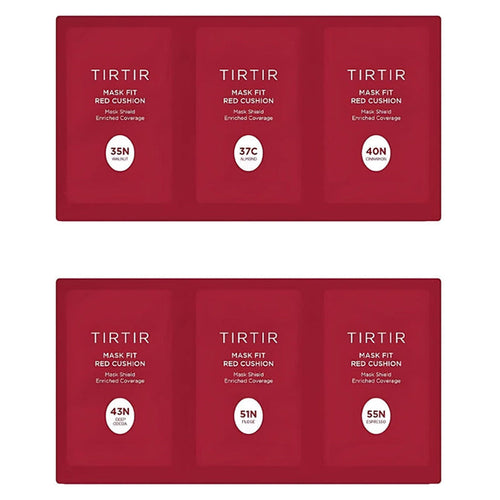 Mask Fit Red Cushion 6 Shade Trial Kit